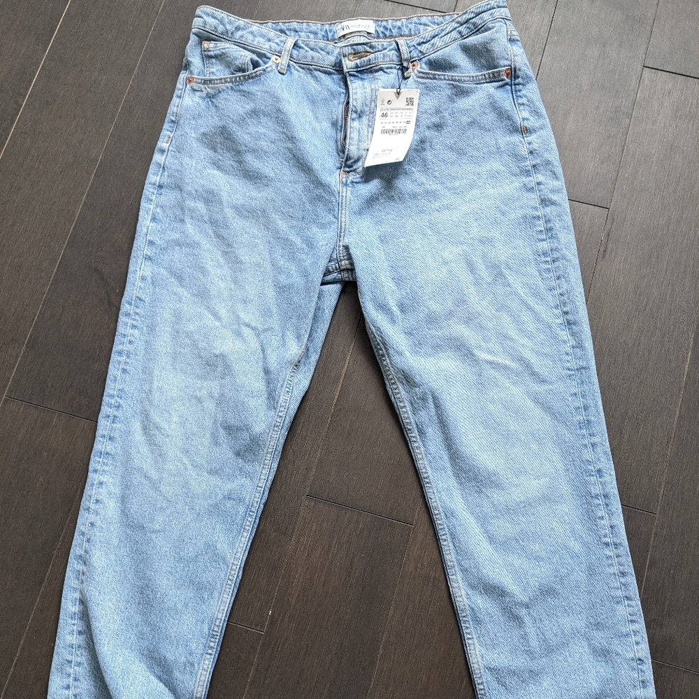 ZARA straight leg denim NEVER WORN